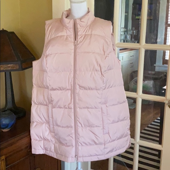 Jjill Down Puffer Sidesnap Vest Pink 